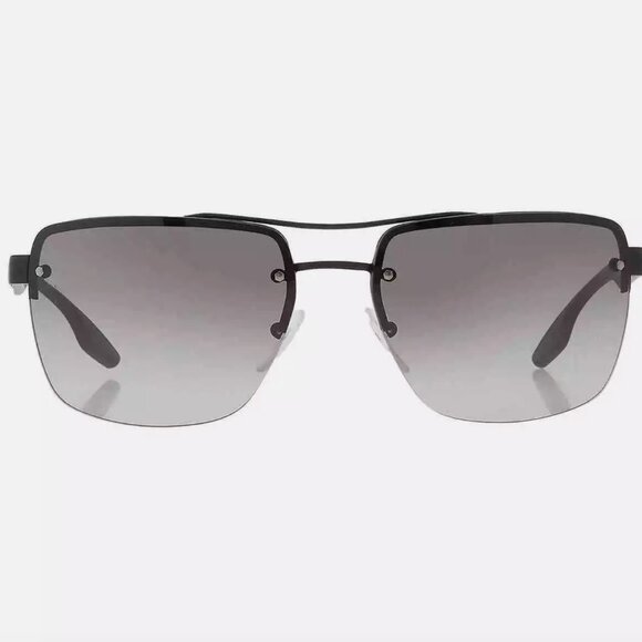 🔥NEW PRADA MENS SQUARE PILOT SUNGLASSES - Picture 3 of 5